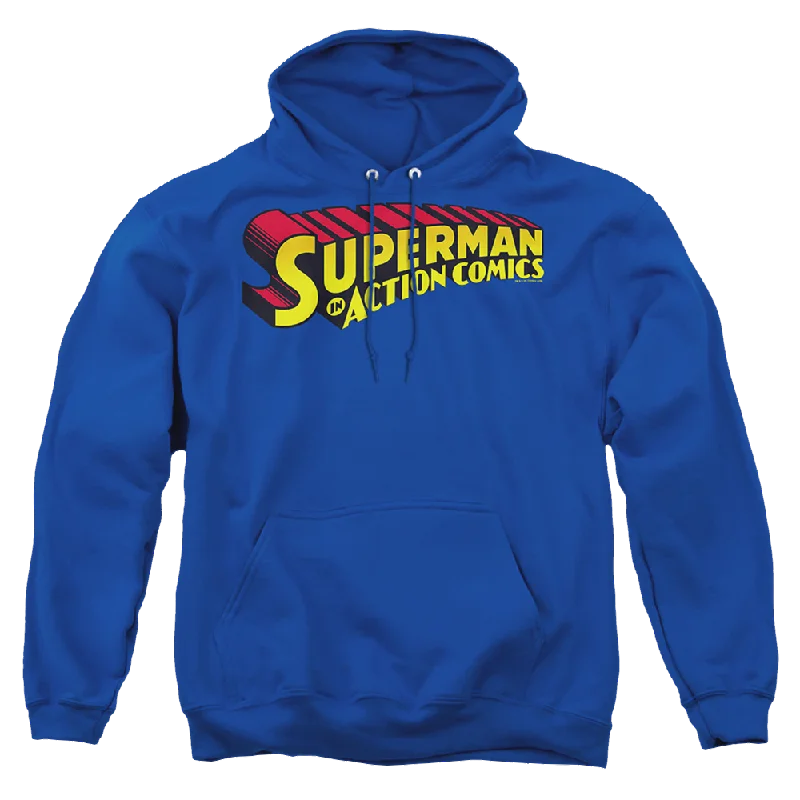 Superman Superman In - Pullover Hoodie Sheath Sleeve Elegant