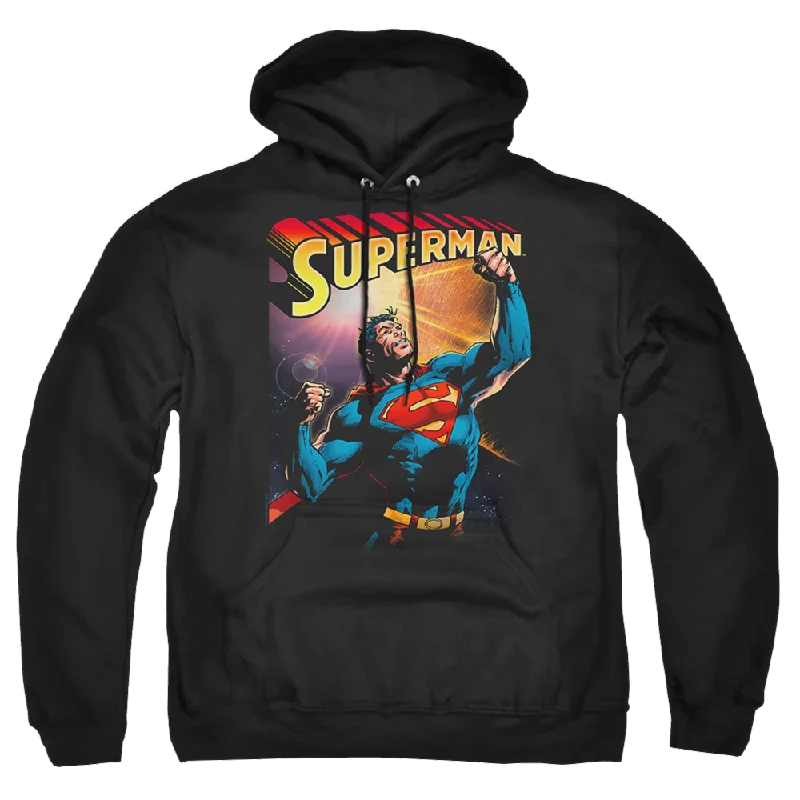 Superman Victory - Pullover Hoodie Elbow Length Sleeve