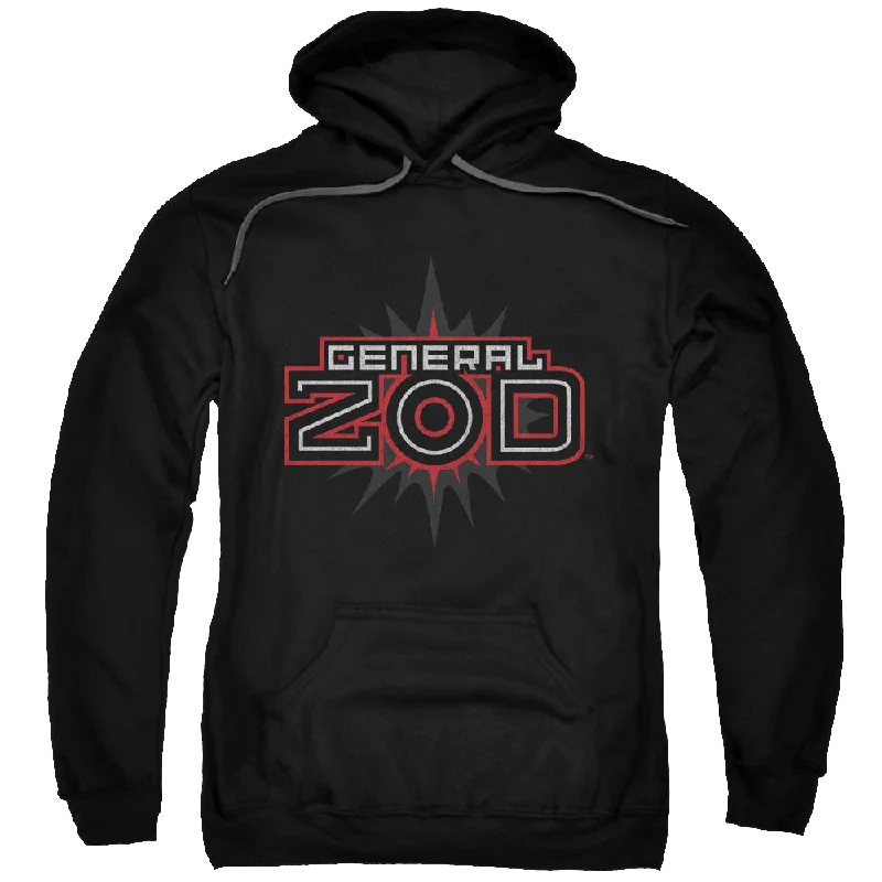 Superman Zod Logo - Pullover Hoodie Cable Knit Chunky