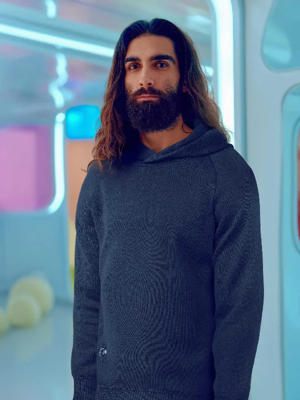 The Hoodie 2.0 - Pacific Blue Hoodie with Oversized Fit Loose Comfortable