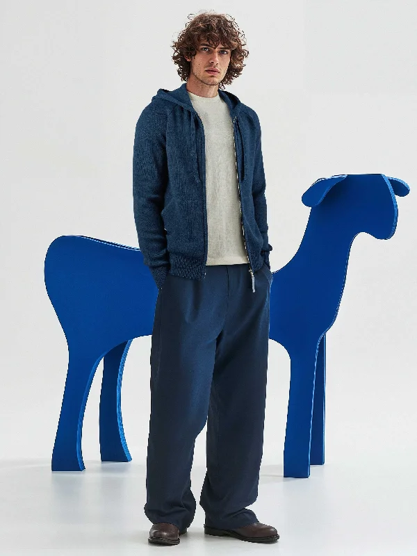 The Zip Hoodie 2.0 - Tasman Blue Hoodie with Gradient Ombre Colorful