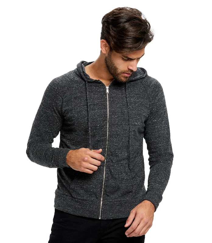 Unisex Long Sleeve Zip Hoodie Hoodie with Metallic Shiny Futuristic