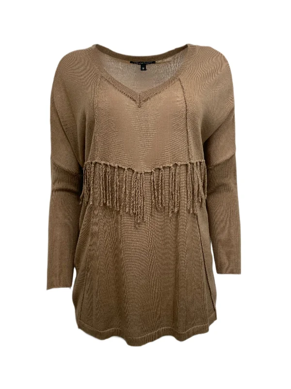 WALTER BAKER Women's Brown Adele Sweater #W6206 Sz M NWT Solid Color Striped Floral Print WALTER BAKER Women's Brown Adele Sweater #W6206 Sz M NWT Solid Color Striped Floral Print