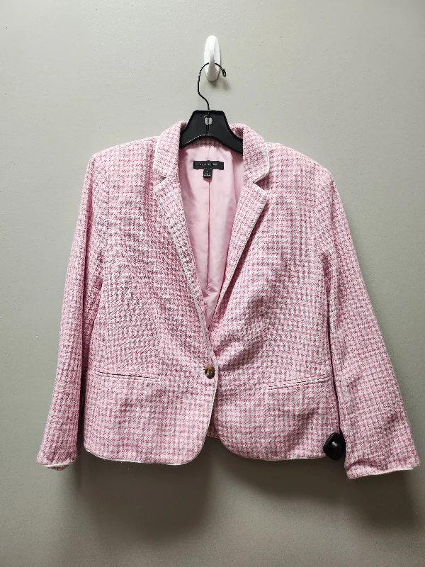 Blazer By Ann Taylor In Plaid Pattern, Size: M Women's Pencil Blazer