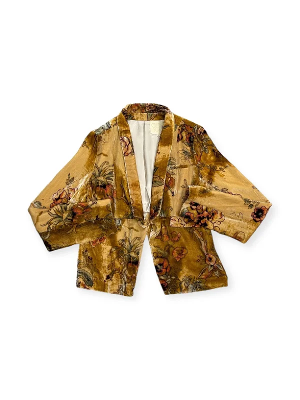 Blazer By Chaser In Yellow, Size: M Women's Trench Blazer