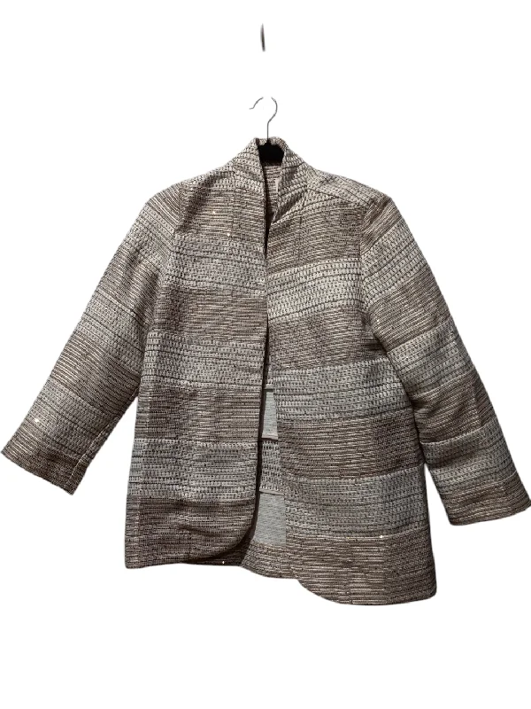 Blazer By Chicos In Multi-colored, Size: 0 Silk Women's Blazer