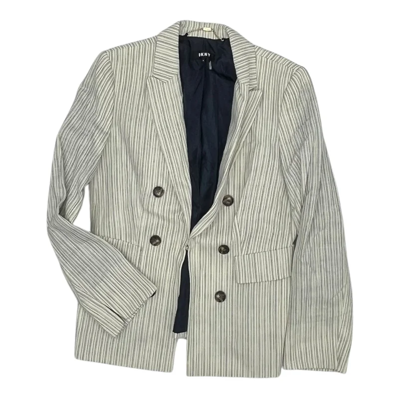 Blazer By Dkny In Cream, Size:M Women's Fashion Blazer