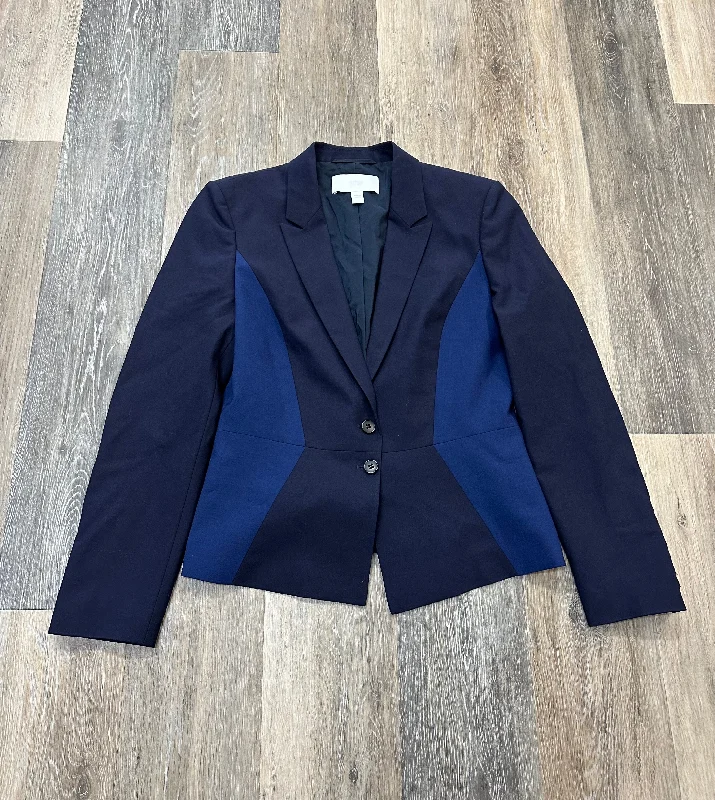 Blazer By Hugo Boss In Navy, Size: 6 Women's Vintage Suit