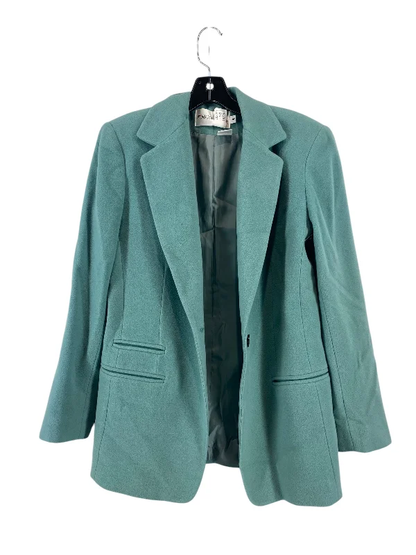 Blazer By Jm Collections In Teal, Size: 4 Women's Fashion Blazer