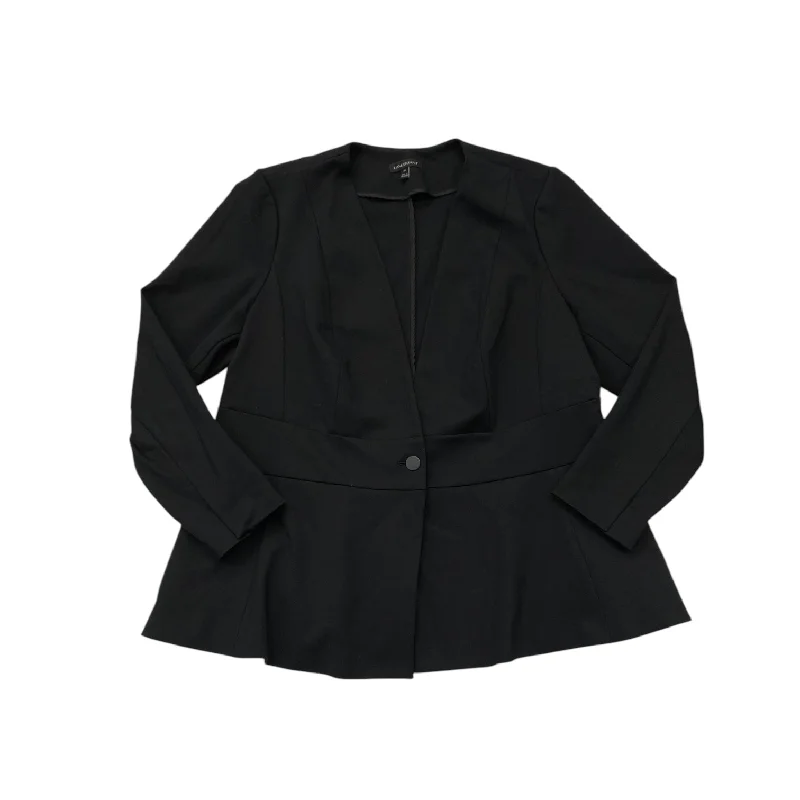 Blazer By Lane Bryant In Black, Size: 1x Women's Trendy Jacket