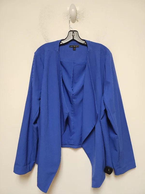 Blazer By Lane Bryant In Blue, Size: 3x Women's Elegant Suit