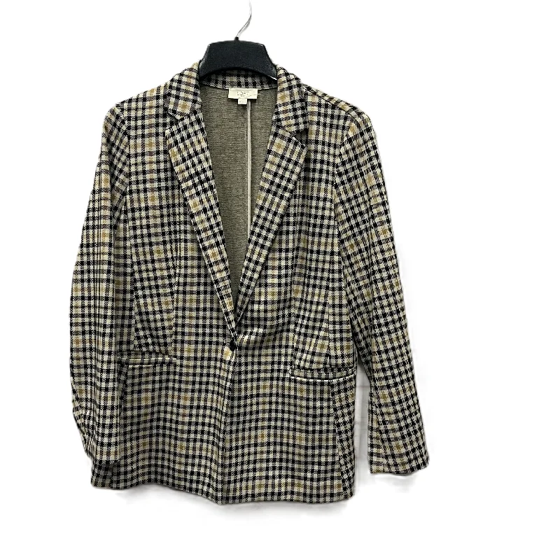 Blazer By Loft In Black & Yellow, Size: M Women's Travel Jacket