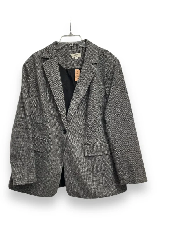 Blazer By Loft In Grey, Size: 3x Women's Premium Blazer