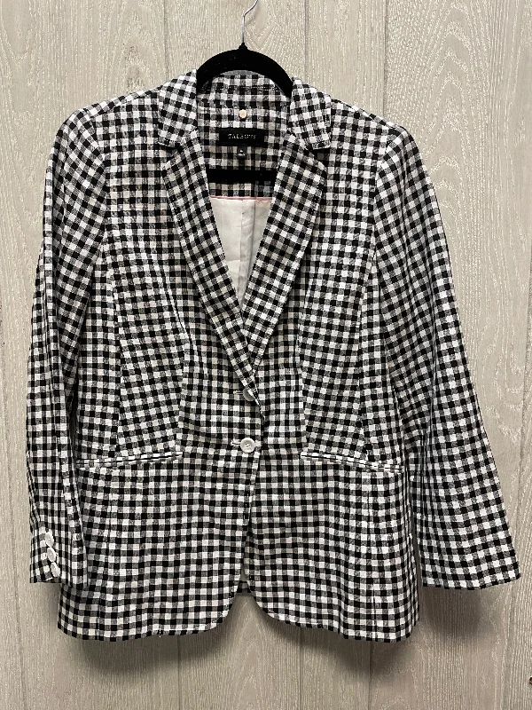 Blazer By Talbots In Black & White, Size: M Women's Casual Suit