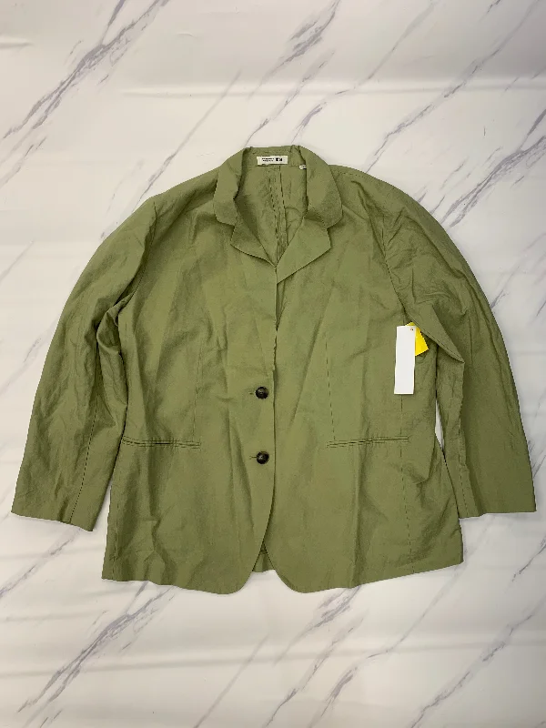 Blazer By Uniqlo In Green, Size: Xxl Women's Classic Blazer