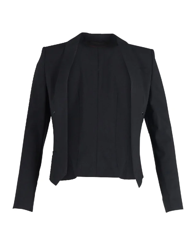 Hugo Boss Slim Fit Blazer in Black Wool Women's Boutique Suit