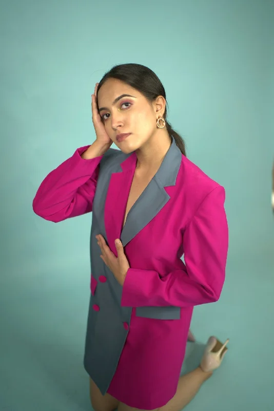 Oversized Blazer Dress Women's High-End Blazer