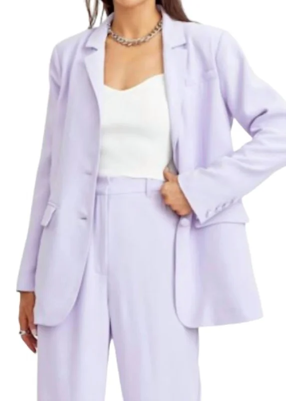 Stella Blazer In Lilac New Women's Blazer