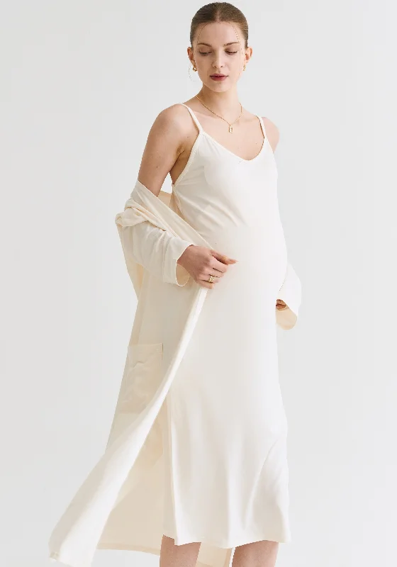 COTTON CANDY DRESS & CARDIGAN SET Mesh Cardigan Canvas Denim