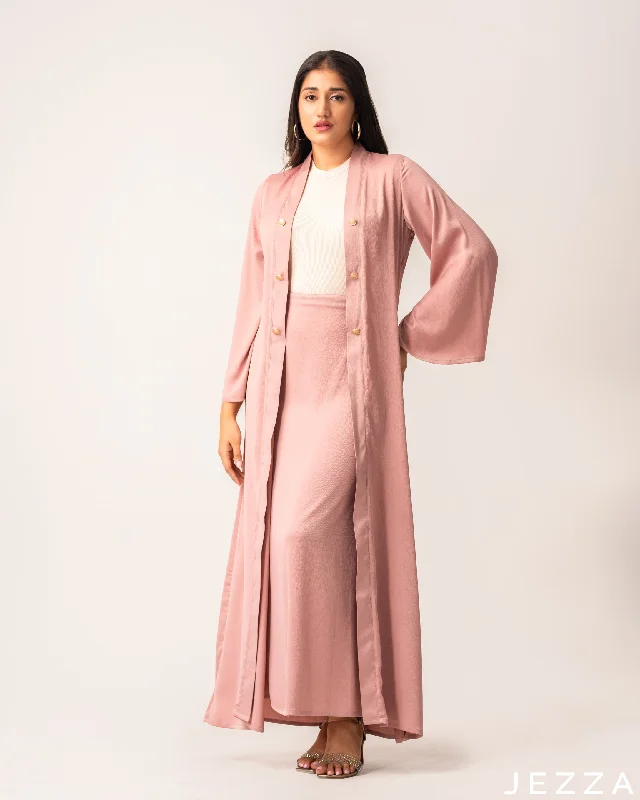 JEZZA Women's Matching Modest Cardigan & Skirt Set 50451/50461 Beaded Cardigan Sequined Faux Fur