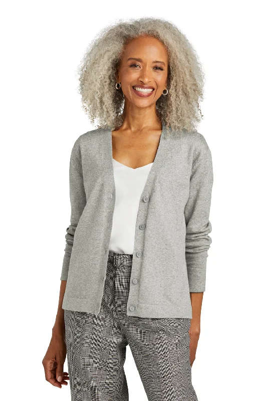 Brooks Brothers Womens Long Sleeve Cardigan Sweater - Heather Light Shadow Grey Mesh Cardigan Canvas Denim Brooks Brothers Womens Long Sleeve Cardigan Sweater - Heather Light Shadow Grey Mesh Cardigan Canvas Denim