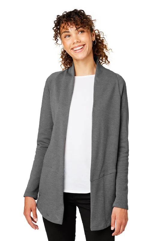 Devon & Jones Womens New Classics Charleston Cardigan Sweater - Graphite Grey Melange Real Fur Shearling Chenille Devon & Jones Womens New Classics Charleston Cardigan Sweater - Graphite Grey Melange Real Fur Shearling Chenille