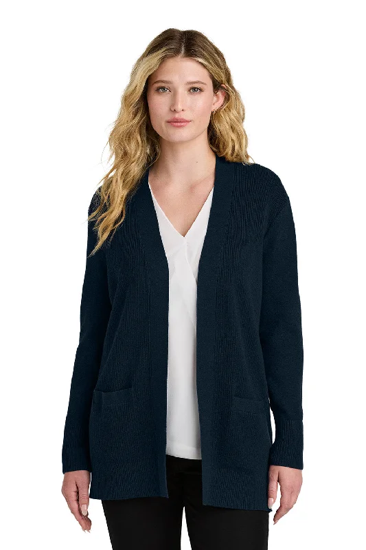 Port Authority Womens Easy Care Open Front Long Sleeve Cardigan Sweater w/ Pockets - River Navy Blue - COMING SOON Wool Cardigan Cotton Cardigan Cashmere Cardigan Port Authority Womens Easy Care Open Front Long Sleeve Cardigan Sweater w/ Pockets - River Navy Blue - COMING SOON Wool Cardigan Cotton Cardigan Cashmere Cardigan