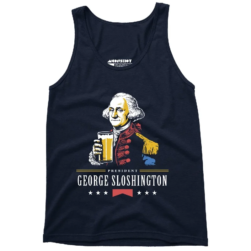President George Sloshington - Unisex Tank Top bright tank top