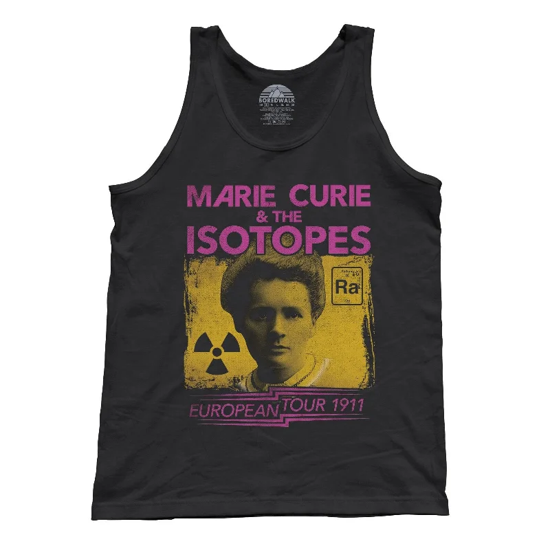 Unisex Marie Curie European Tour Tank Top - Scientist Shirt sleep tank top