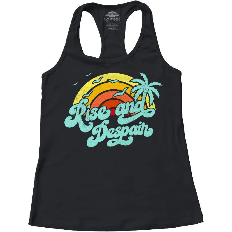 Women's Rise and Despair Racerback Tank Top graphic tank top