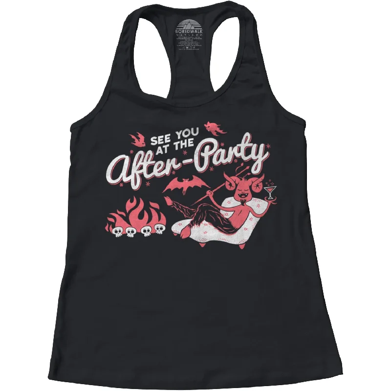 Women's See You At the After Party Racerback Tank Top yoga tank top